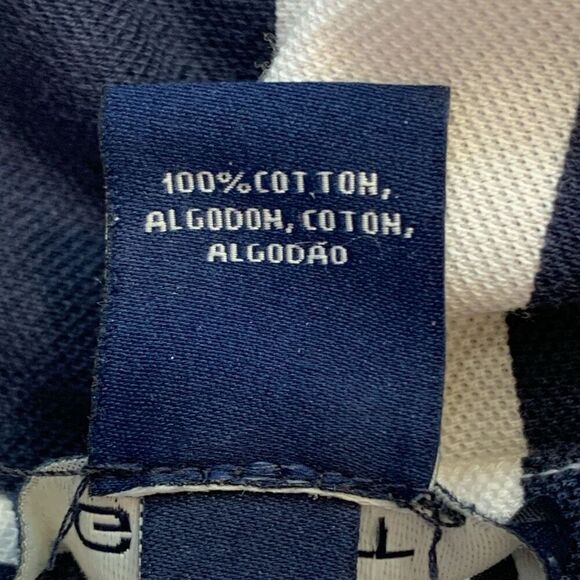 Gant Dress Blue White Vertical Printed Striped Strapless Fit And Flare Mini XS - Picture 10 of 11